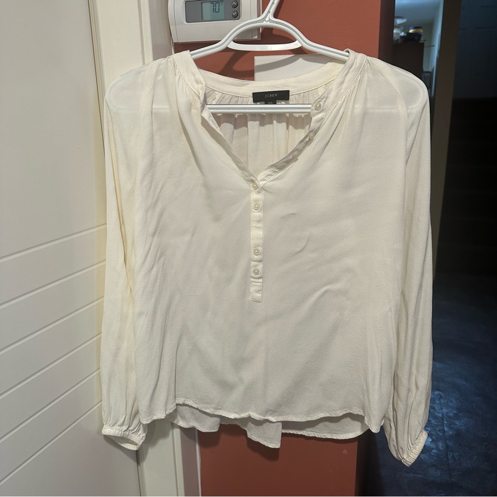 Jcrew see through blouse
